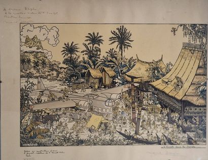 JEANJEAN Marcel (1893-1973)
L'Escale dans...