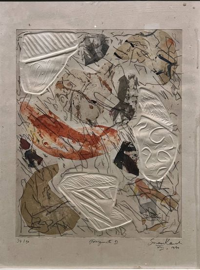 RAUCH Susan (née en 1945)
Fragments II, VIII...