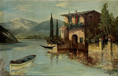 MODERN SCHOOL 
The Martigues
Oil on canvas,...