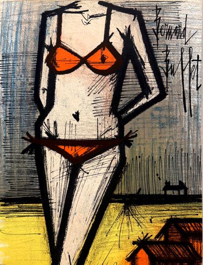 BUFFET Bernard, d'après, 
Le Bikini, 1967
Lithographie...