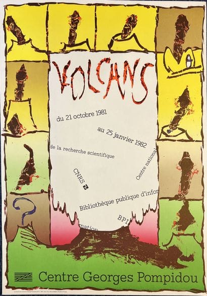 ALECHINKSY Pierre, d'après 
Volcans 1981
Affiche...
