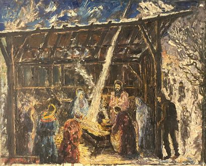 LAVAL Fernand (1886-1966)
Nativité, 1951
Huile...