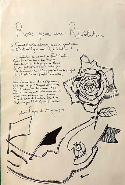 MAI 68 - AFFICHE

DE MANDIARGUES Bona, d'après
Rose...