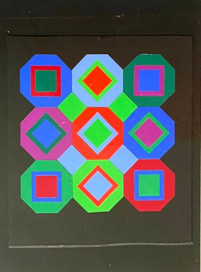 VASARELY Victor, d'après 
Otto, 1978
Sérigraphie...