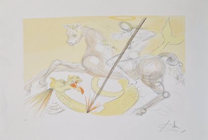 DALI Salvador, d'après 
Saint Georges terrassant...