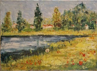 ROUSSEAU Alain (né en 1926)
Au bord de l'étang
Huile...