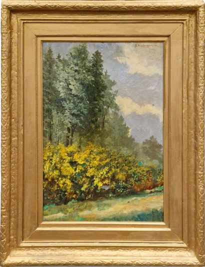 VAN LANGENHOVE Ida (XX)
paysage
Huile sur...