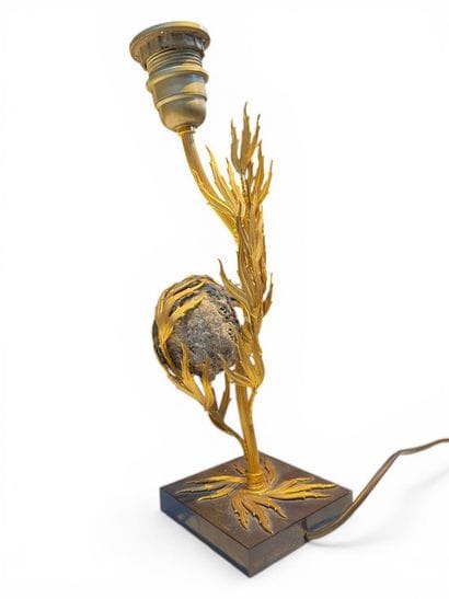 Willy DARO (XXe siècle)
Lampe en bronze et...