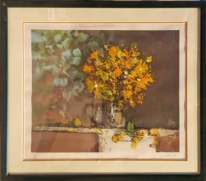 BILLE Jean (1925-1990)
Le bouquet
Lithographie...