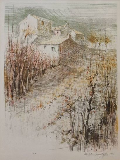 SEMENTZEFF Michel (1933-2019)
Le hameau,...