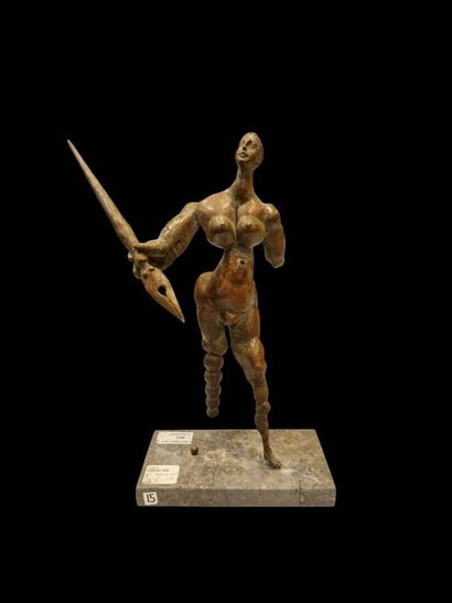 ECOLE MODERNE [CKO?]
Femme au stylo plume...