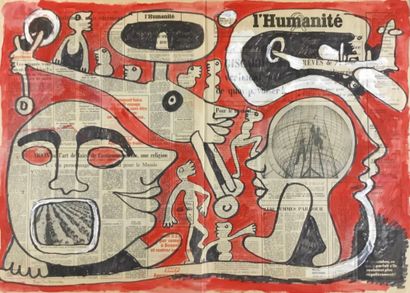 TAILLANDIER Yvon (1926-2018) 
Untitled,
Acrylic...