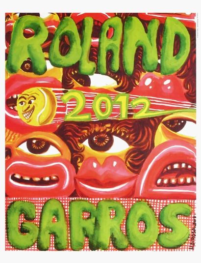 DI ROSA Hervé 
Roland Garros, 2012
Affiche...