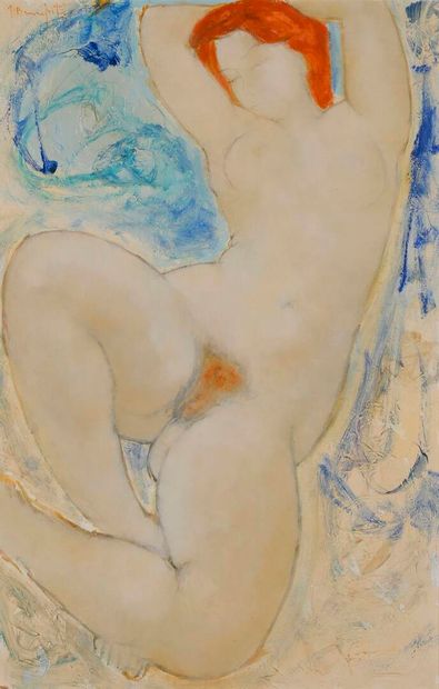 BONNEFOIT Alain, born 1937,
Sleeping Redhead,...