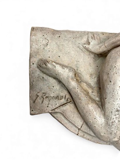 REGNAULT Georges (1898-1979)
Nu féminin assis,
terre...