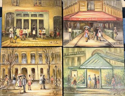 PABOIS Michel (né en 1939)
café de la Paix...