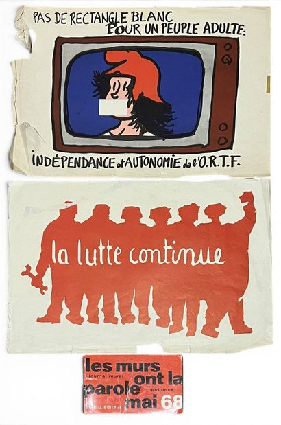 MAI 68 - AFFICHE

Lot composé de deux affiches...