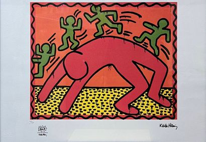 HARING Keith, d'après 
Sans titre, 
Reproduction...