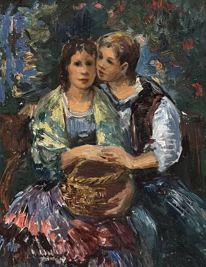 CREIXAMS PICO Pere (1893-1965)
Young lovers...