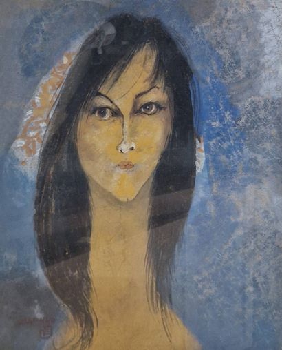 NAKAMURA Naondo, 1905-1981, 
Jeune femme...
