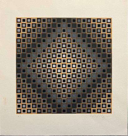 VASARELY Victor (1906-1997)
Sans titre 
Sérigraphie...