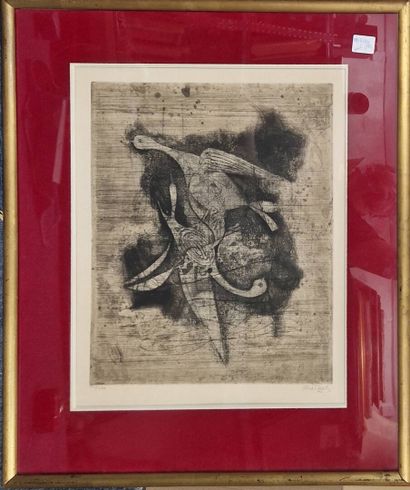 FRIEDLAENDER Johnny (1912-1998)
Les oiseaux
Eau-forte...