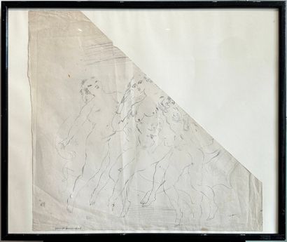 PASCIN Jules (1885-1930)
Les trois grâces
Encre...