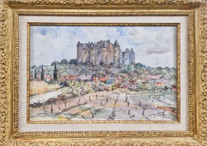 ROSE Georges (1895-1951)
Le château de Luynes,...