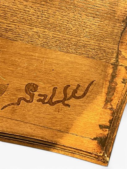 Émile GALLÉ (1846 – 1904) 
	Table volante...