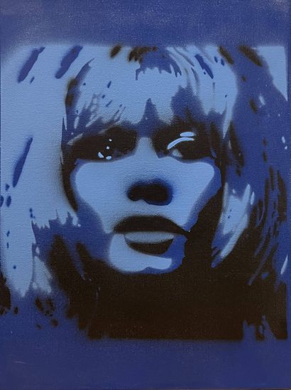 MODERN SCHOOL - BRIGITTE BARDOT
Spray paint...