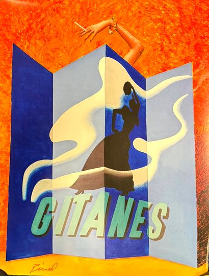[PUBLICITE] 
AURIOU, d'après 
Gitanes, avec...