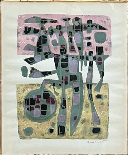 MANESSIER Alfred (1911-1993)
Printemps nordique...