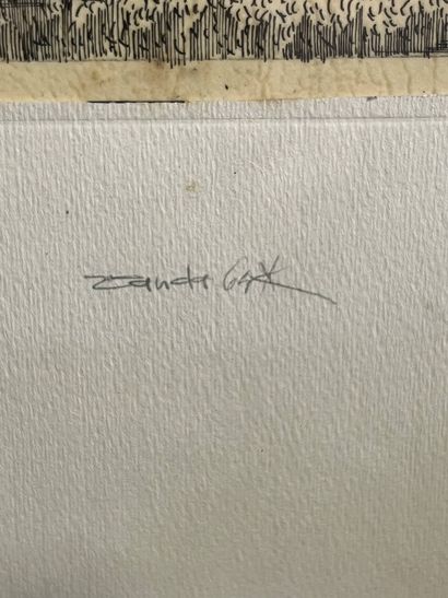CANDA Pavel (1930-1995)
L’enterrement, 1964,
Encre...