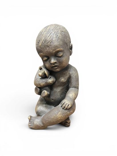 TAMARA - XXI - XX
Enfant endormi au nounours
Sculpture...