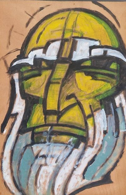 DAVIS Frédéric (1919-1996)
Yellow Face
Oil...