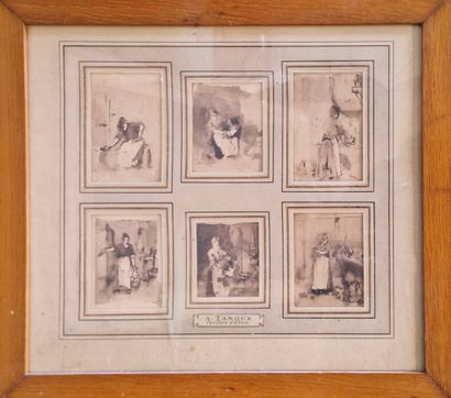 TANOUX Adrien Henri, attributed to 
Various...