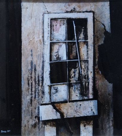 PÉREZ Celis, 1939-2008, 
Fenêtre, 1987, 
technique...