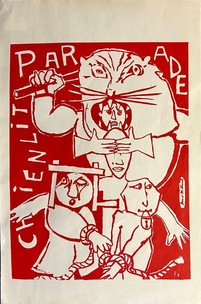 MAI 68 - AFFICHE
MILHAUT Daniel, d'après
Chienlit...