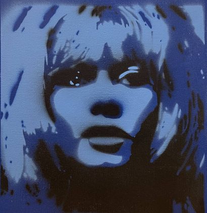MODERN SCHOOL - BRIGITTE BARDOT
Spray paint...