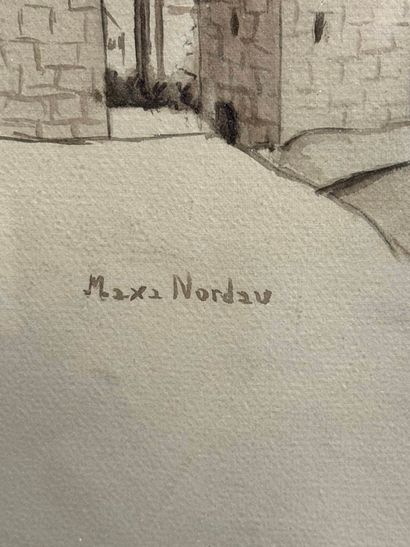 NORDAU Maxa (1897-1991)
les remparts de Jérusalem,...