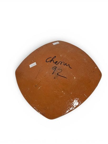 CHENU Didier (né en 1956)
Assiette carrée,...