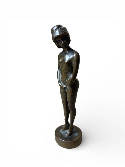 ECOLE MODERNE
Jeune femme nue, 
épreuve en...