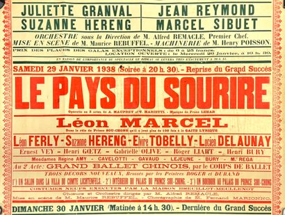 [AFFICHE - SPECTACLE]
Le pays du sourire...