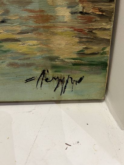 MODERN SCHOOL 
The Martigues
Oil on canvas,...
