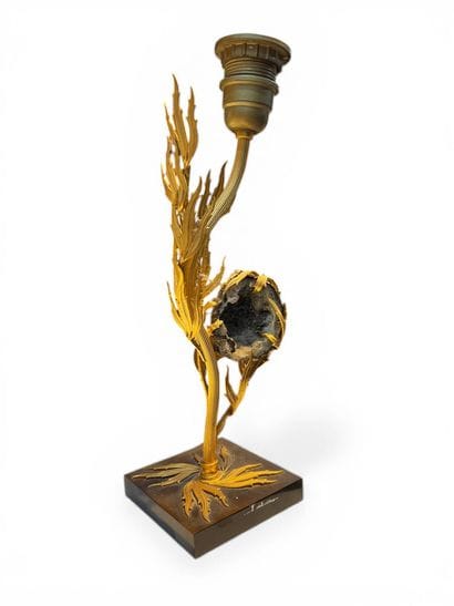 Willy DARO (XXe siècle)
Lampe en bronze et...