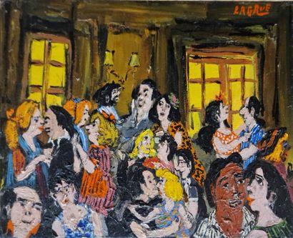 LAGRUE Jean-Pierre (1939-2018)
Soirée dansante...
