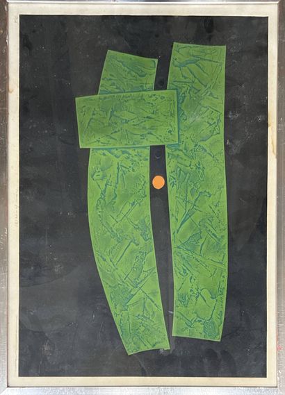 MAKI Hadu (1924-2000)
Poem 10-13, 
gravure...