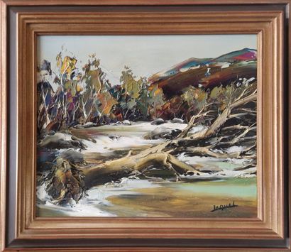 JEQUEL Christian (né en 1935)
L'arbre déraciné,...