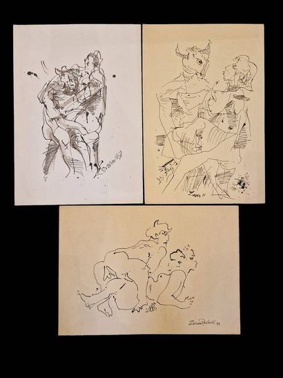 PAVLOVIC Zoran (1932-2006)
Scènes érotiques,...