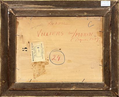 KVAPIL Charles, 1884-1957, 
Villiers-sur-Morin,...